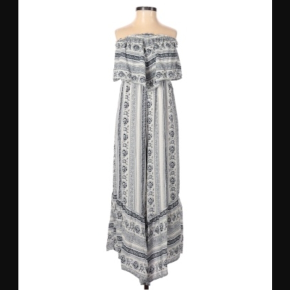 American eagle ruffle flounce floral rose wide leg jumpsuit - Picture 3 of 7